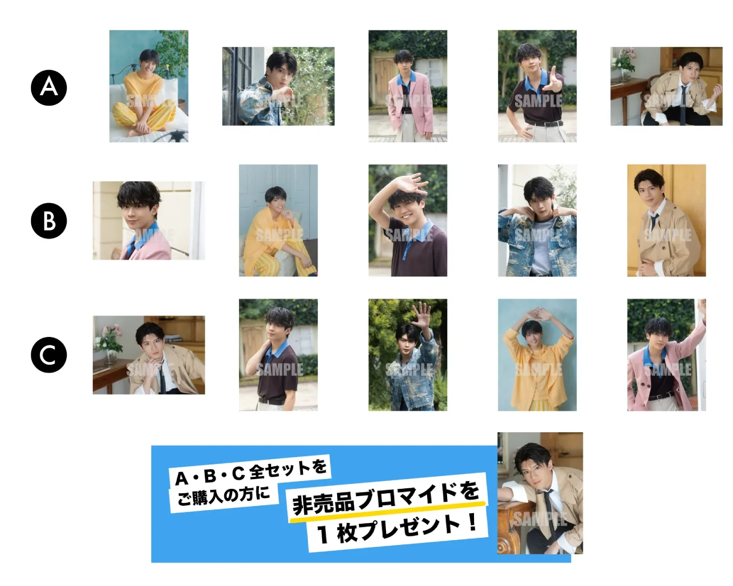 ブロマイド5枚セット